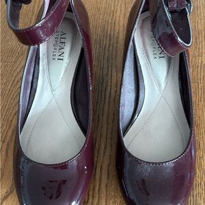 Alfani Burgundy Patent Leather Heels